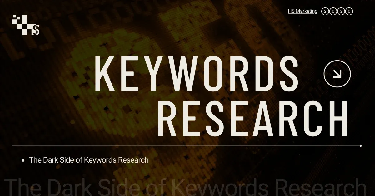 The dark side of keyword research